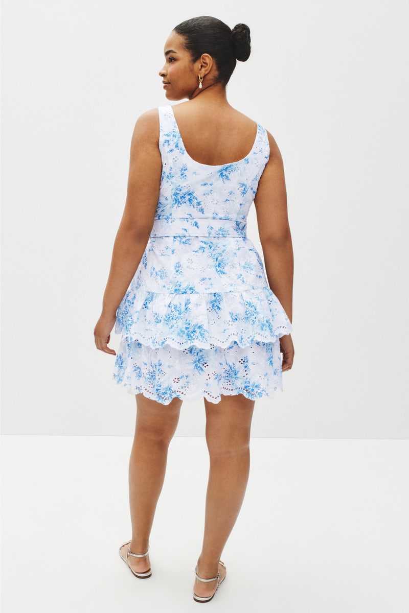 Tiered Ruffle Mini Dress by Peter Som x RTR - Photo 7