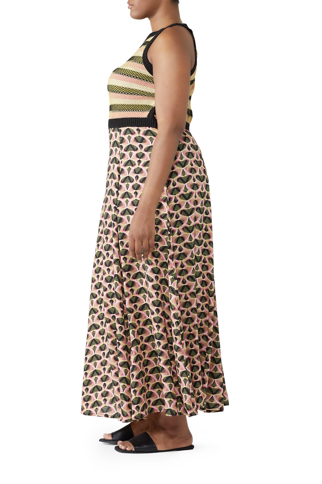 Abstract Printed Midi Dress by Aldomartins 6