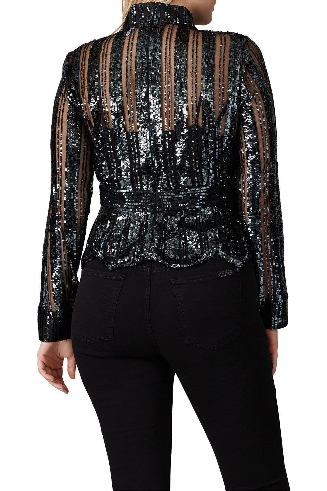 Sheer Sequin Top by Derek Lam 10 Crosby 7