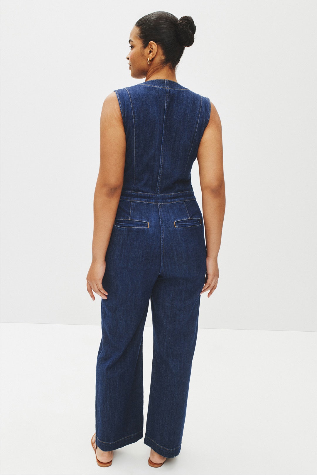 Denim Giselle Jumpsuit by FAHERTY BRAND 7