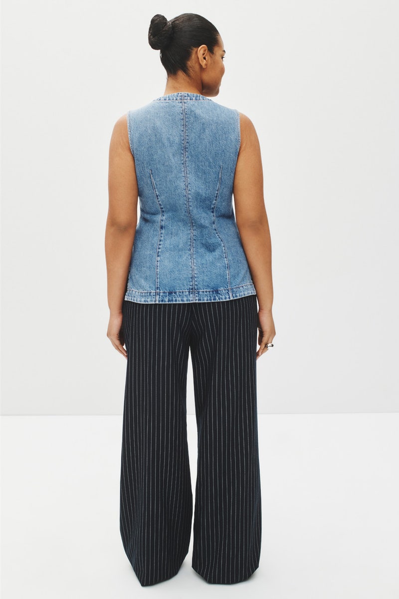 High Neck Denim Vest by Madewell - Photo 7