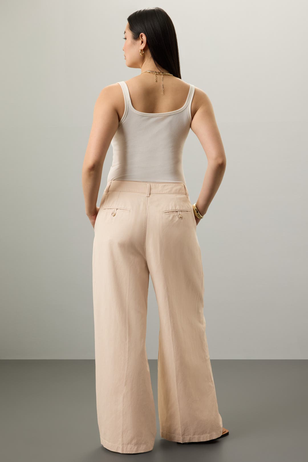 パンツ Belted Wide Trousers Apartment Three 41tdr05bH8L._UY1000_.jpg
