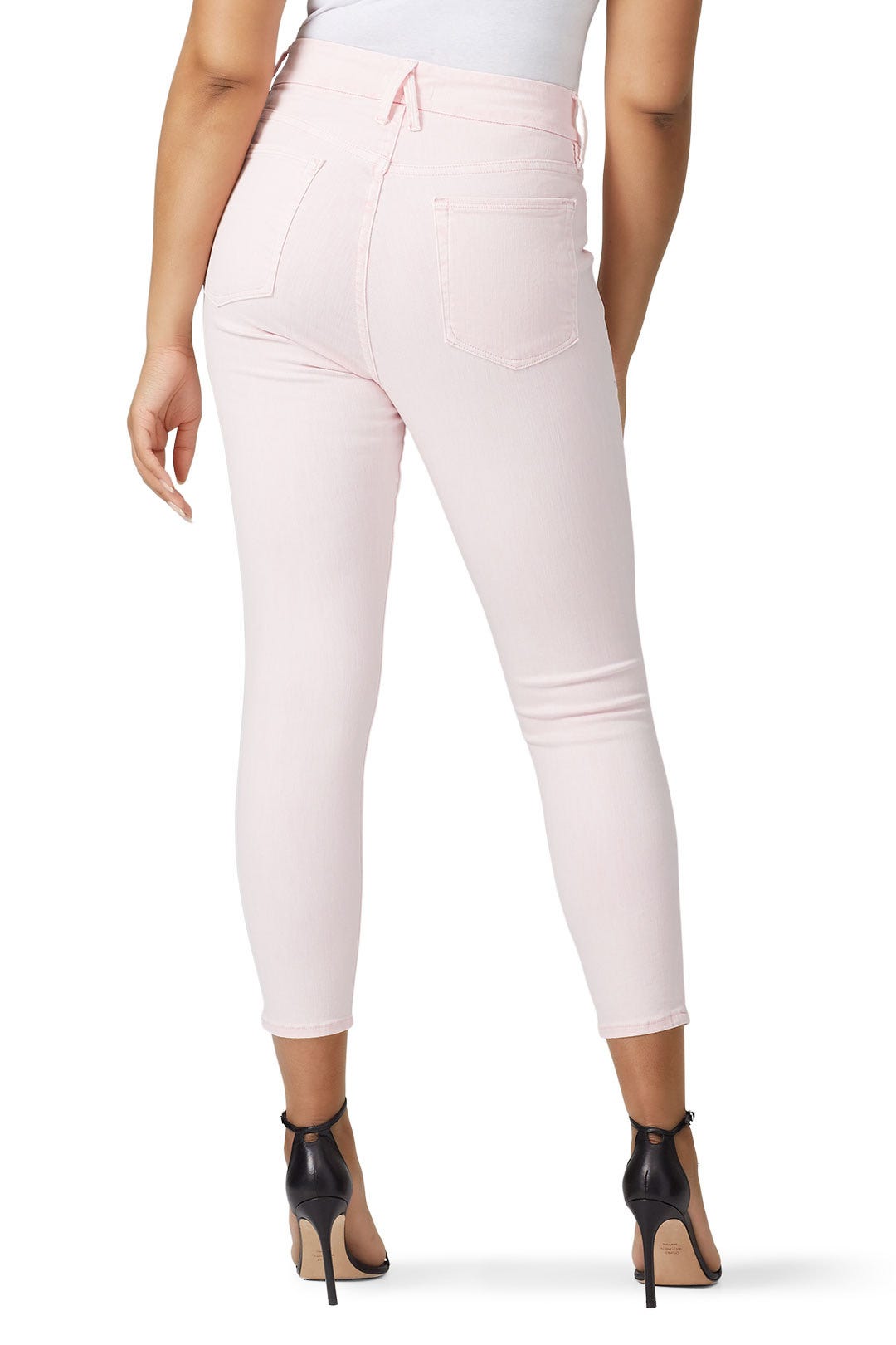 Good Waist Crop Pink Jeans by GOOD AMERICAN 6