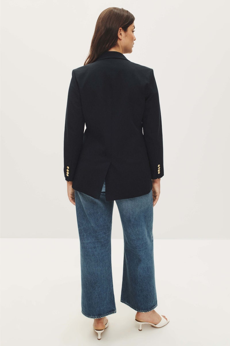 Navy Walter Blazer by Derek Lam 10 Crosby - Photo 7