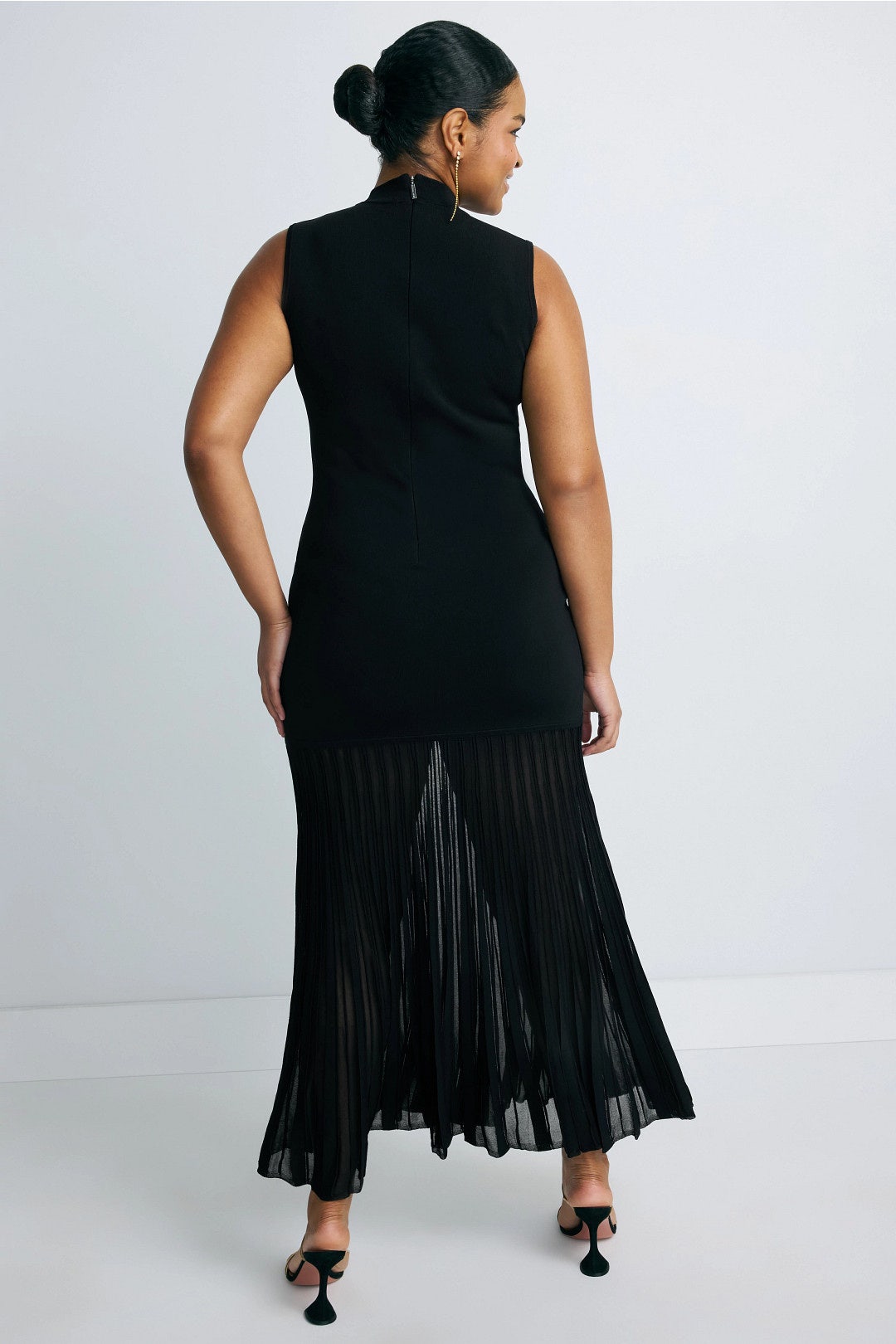 Mock Neck Sheer Maxi Dress by MICHAEL KORS 7