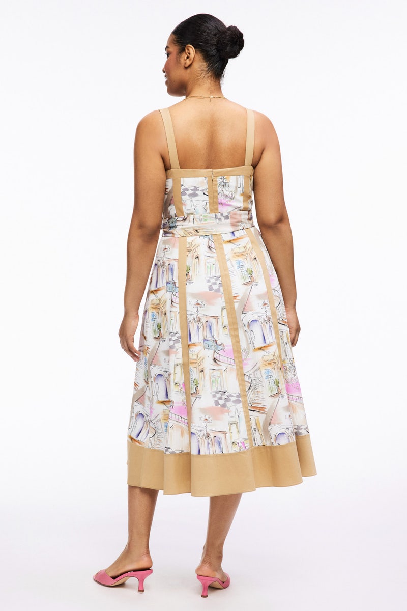 Watercolor Midi Dress by Badgley Mischka - Photo 7