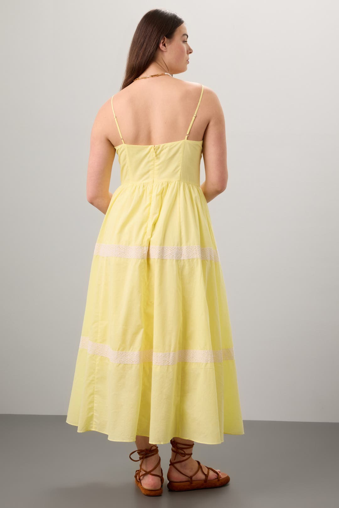 Yellow Lace Midi Dress by Jason Wu x RTR | Rent the Runway