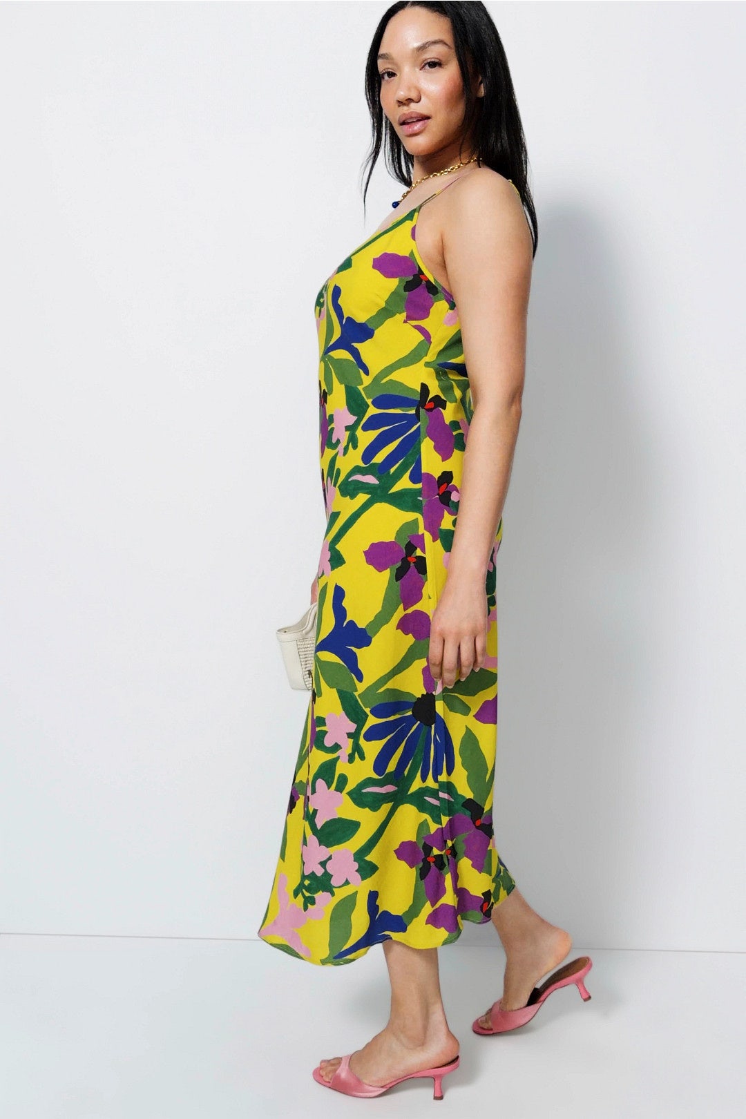 floral slip dress GB Midi Dress, Womens, Juniors, XL, Blue Floral Casual dresses Cover Ups by MONTCE Floral print Underwired cups Tie shoulder straps Open back bodycon fit. Floral Print Slip Dress
