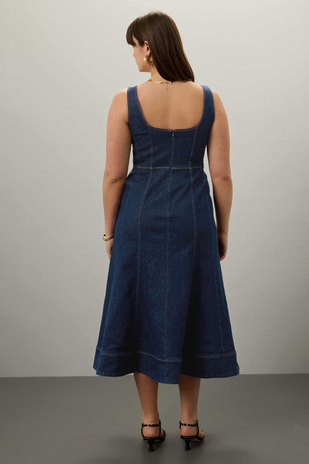 ワンピース Jason Wu Denim Midi Dress Denim Midi Dress by Jason Wu x RTR | Rent the Runway