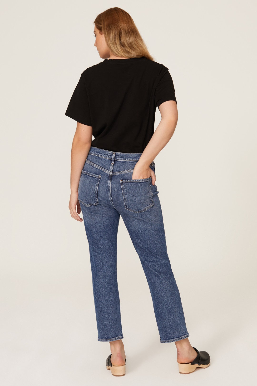 Riley Straight Crop Jeans by AGOLDE 7