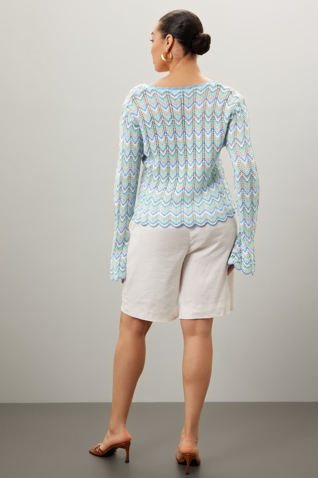 DEREK LAM 10 CROSBY ノースリーブニット Blue Knit Top by Derek Lam 10 Crosby x RTR | Rent the Runway