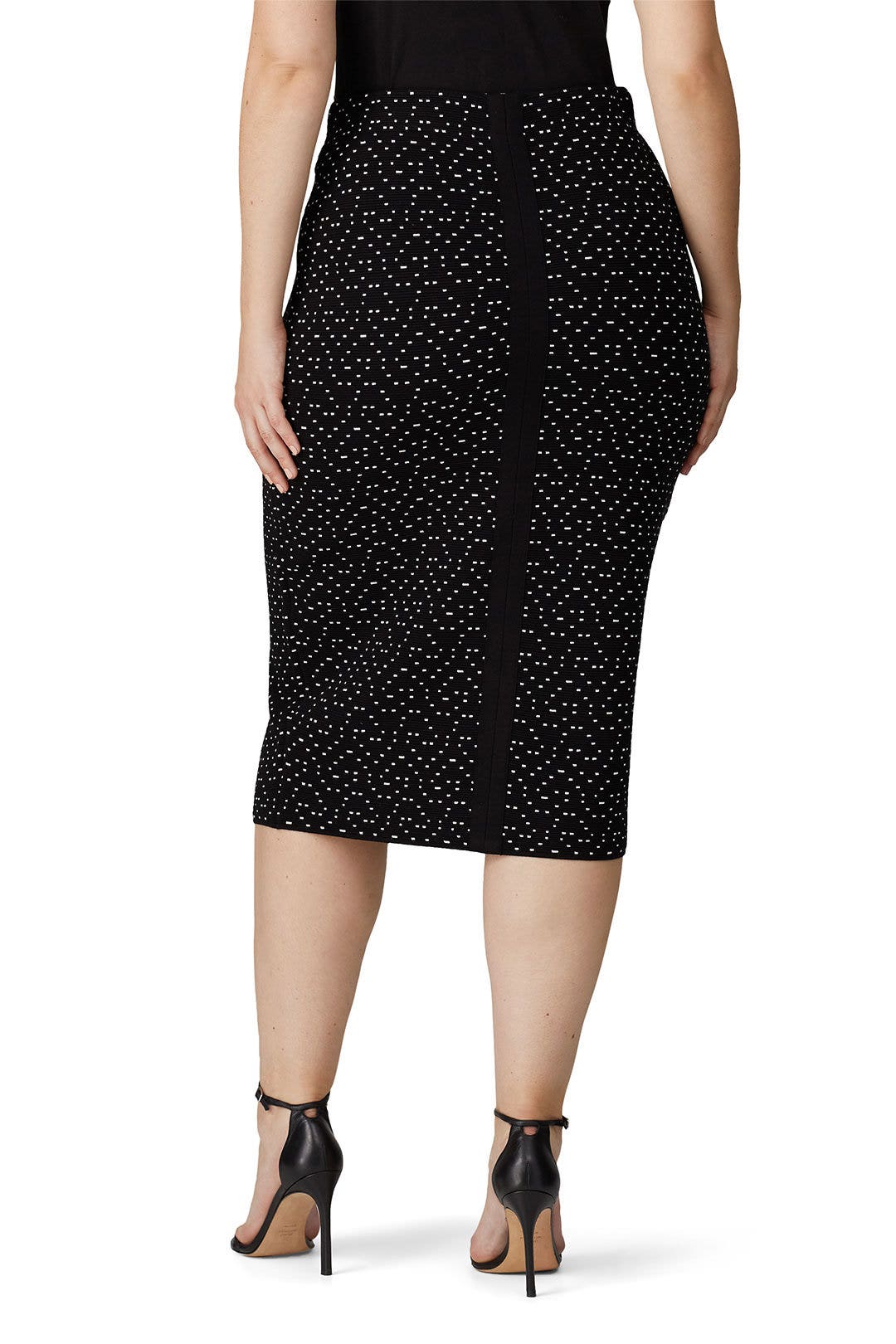 Dot Printed Pencil Skirt by Emporio Armani 7