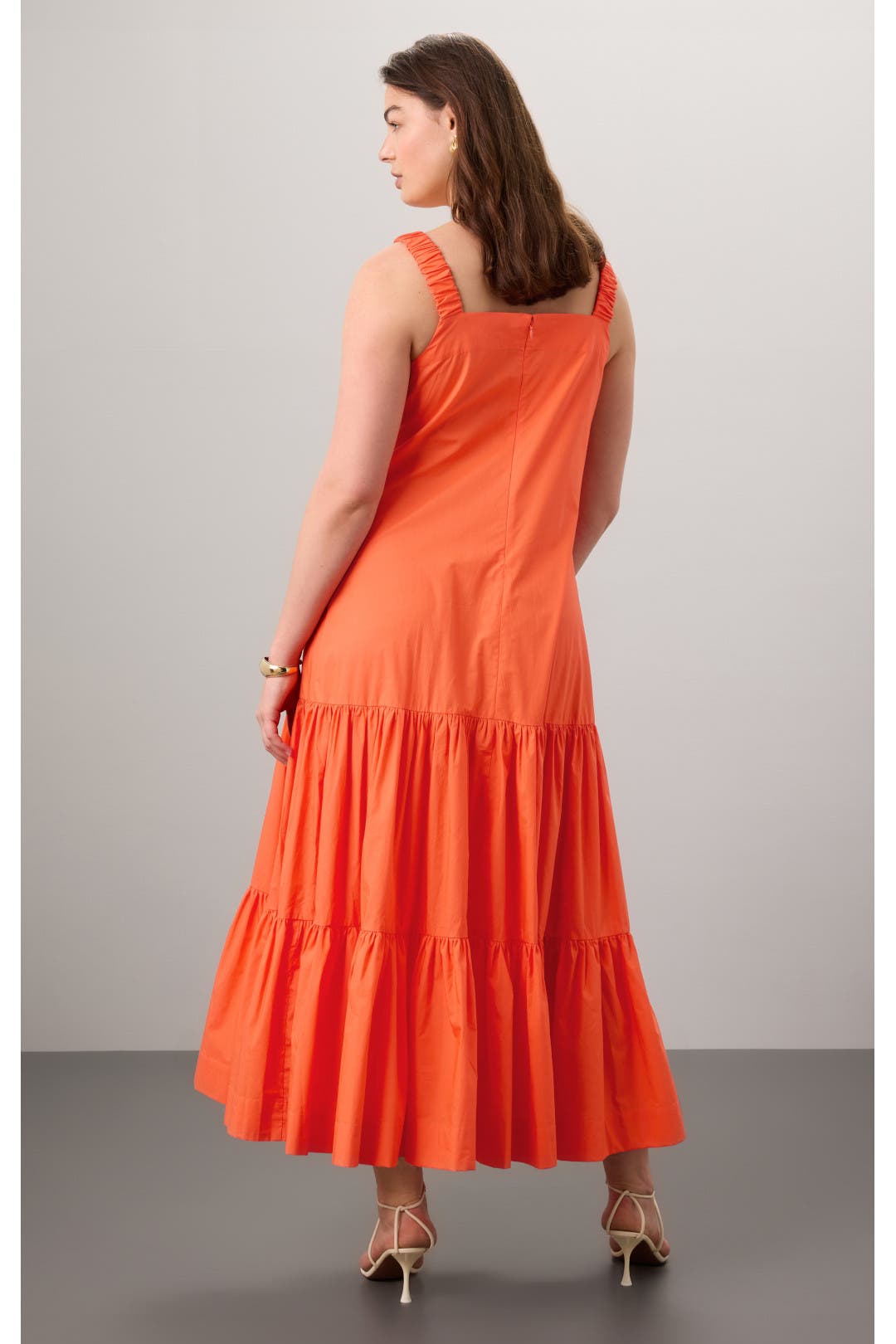 【LE' RURE】Whole race layered dress Racer Dress in Rainbow Placée for Women | La DoubleJ
