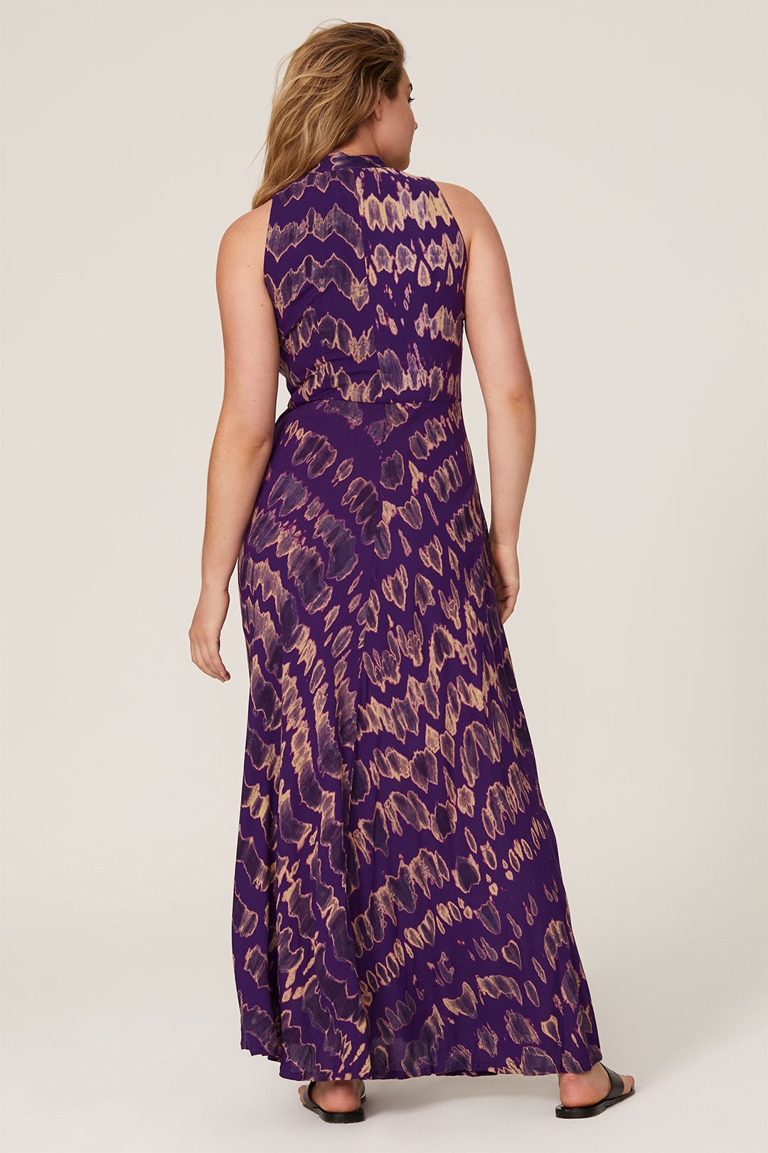 Purple Sleeveless Dress by Kahindo 7