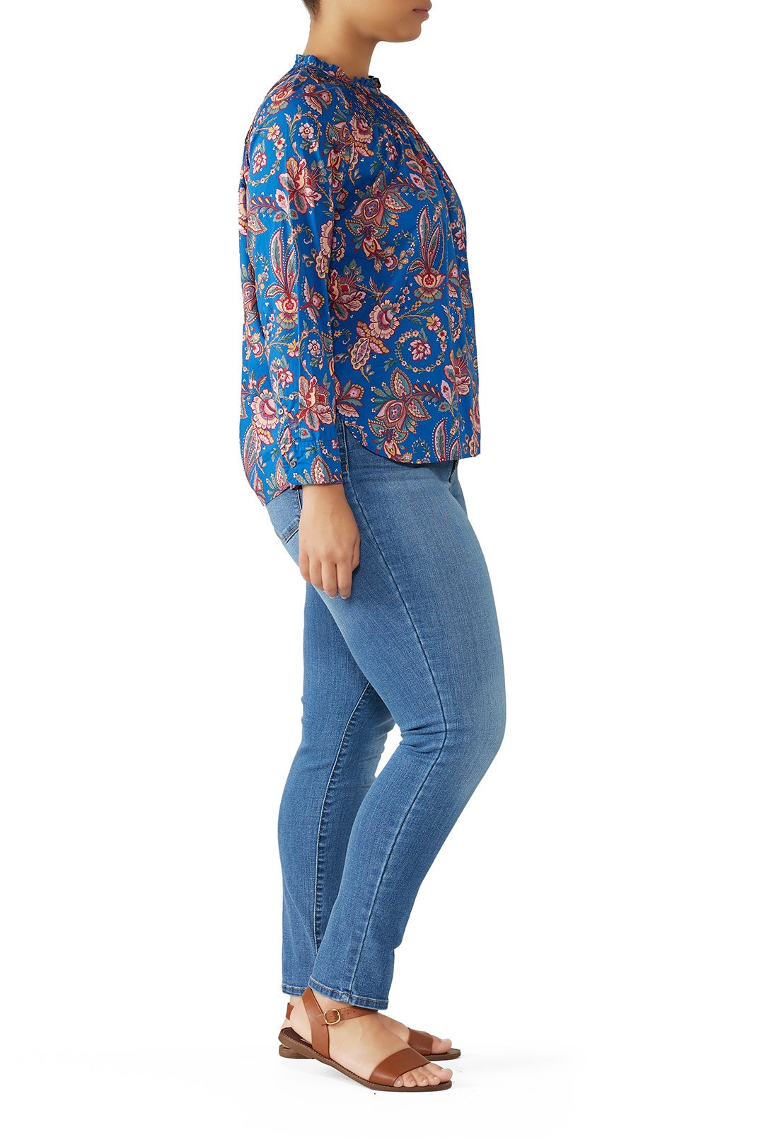 Flora Belle Ruffle Shirt by J.Crew 7