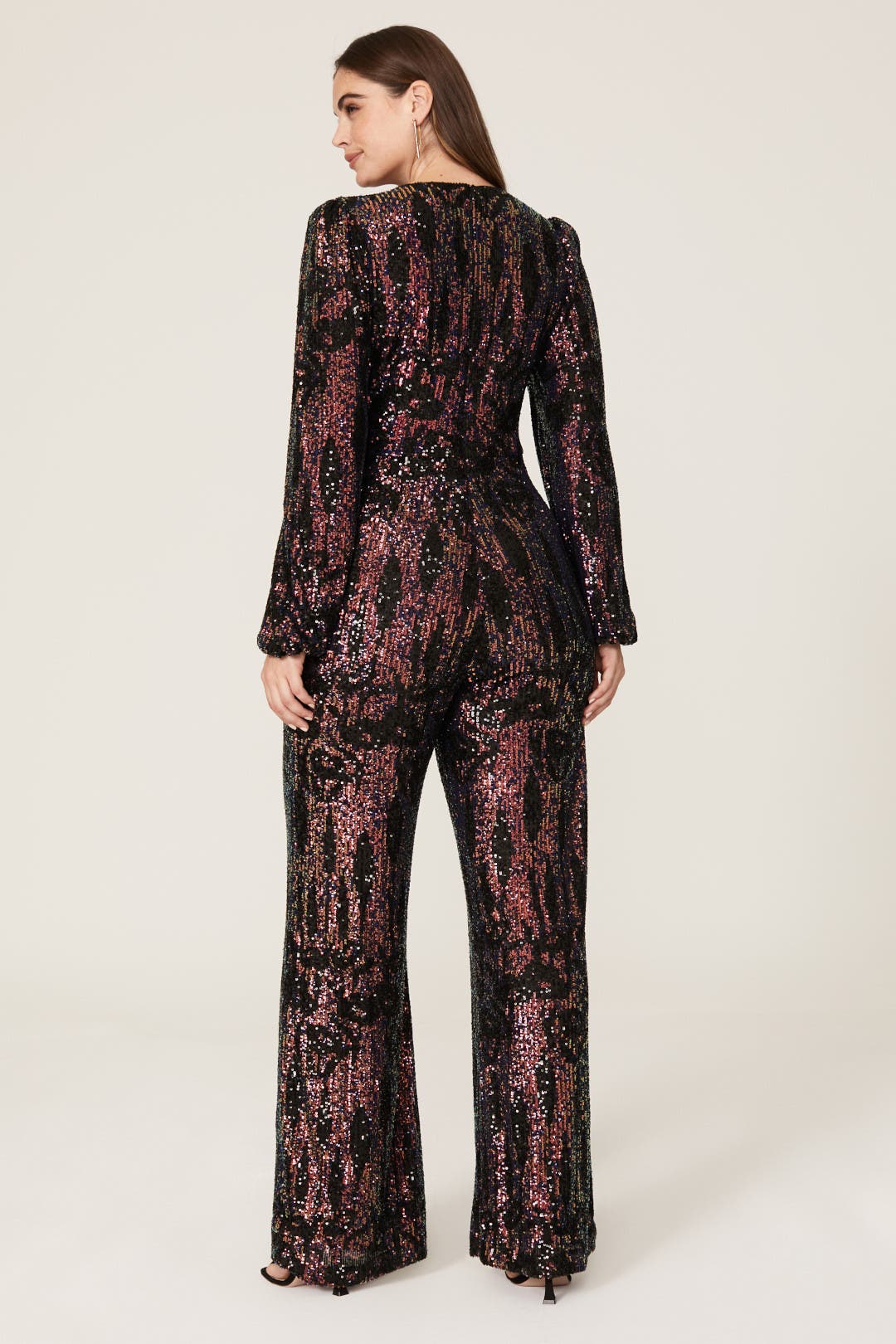 Sequin Wide Leg Jumpsuit by ML Monique Lhuillier | Rent the