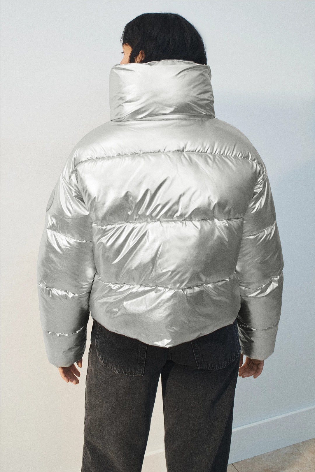 Giselle Metallic Puffer Coat by Save the Duck 7