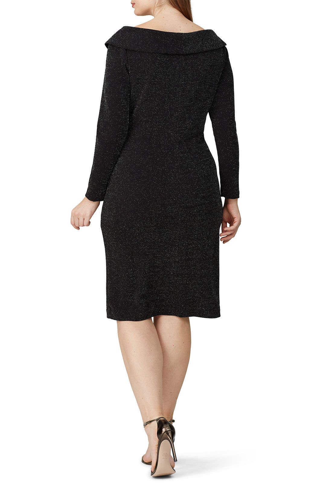 V Neck Metallic Dress by Lauren Ralph Lauren 7