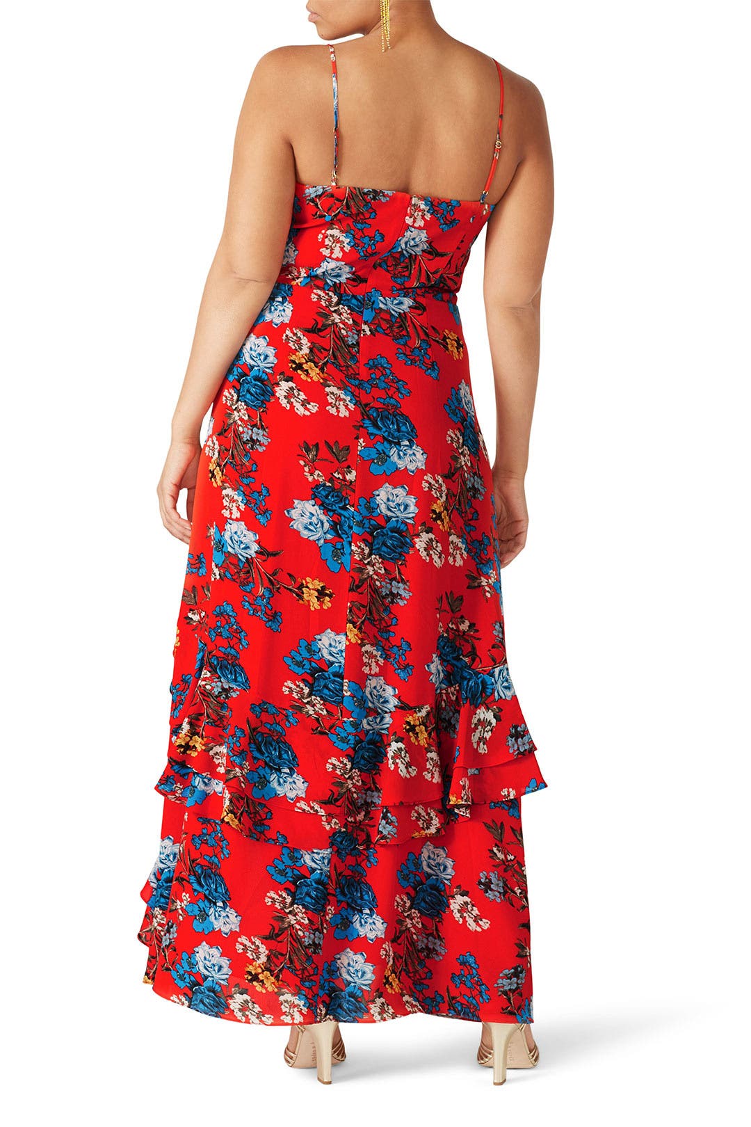 Sleeveless Ruffle Hem Maxi by Rachel Rachel Roy | Rent the