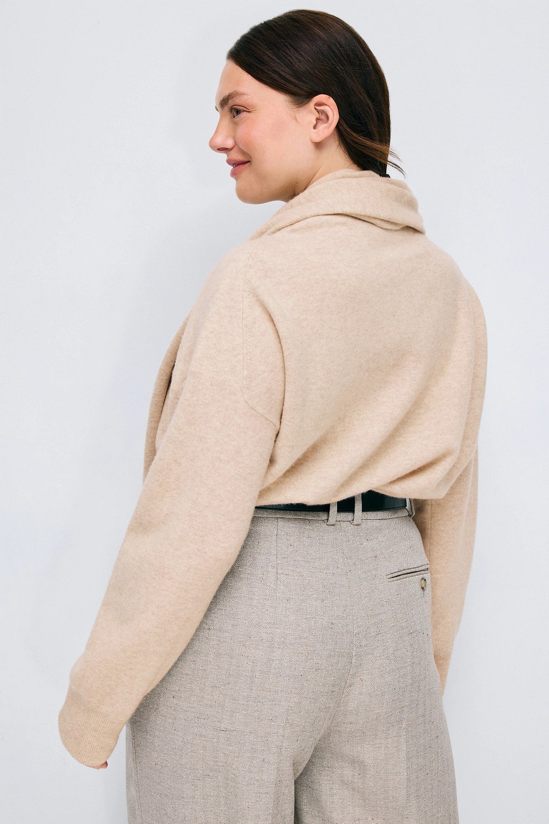 Draped Shawl Sweater by VINCE. 7