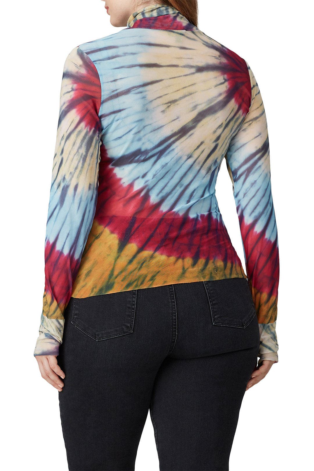 Zadie Tie Dye Turtleneck by AFRM | Rent the Runway