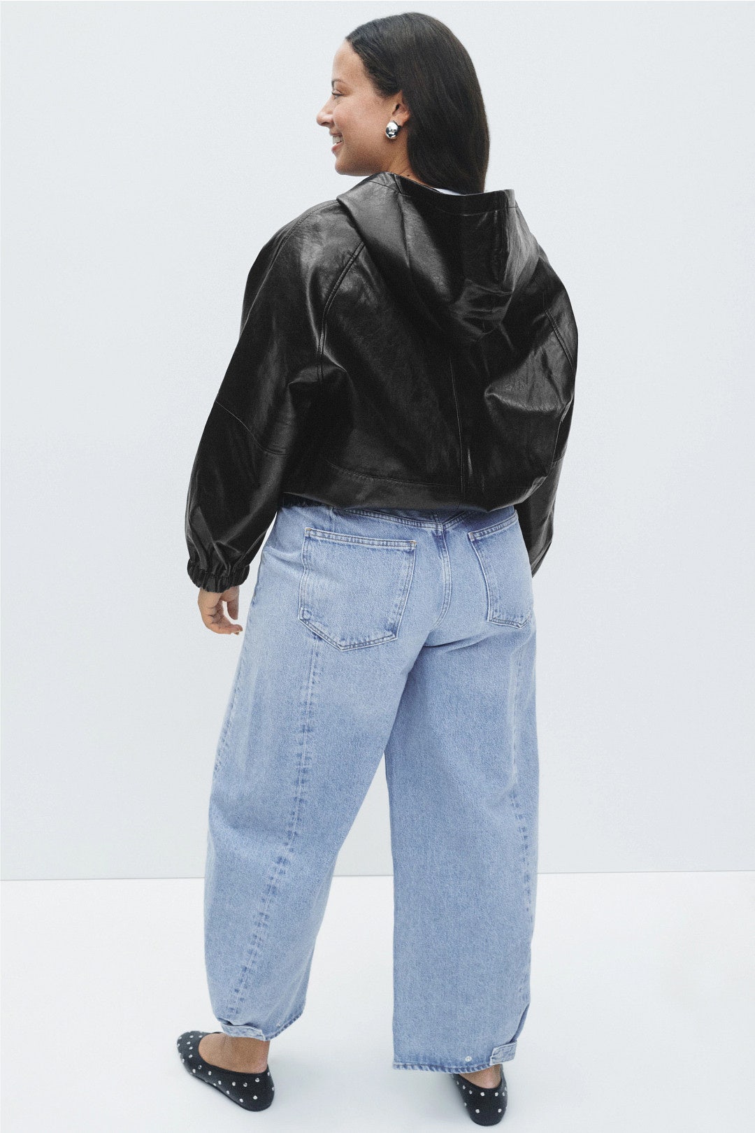 Faux Leather Hoodie by MICHAEL KORS 7