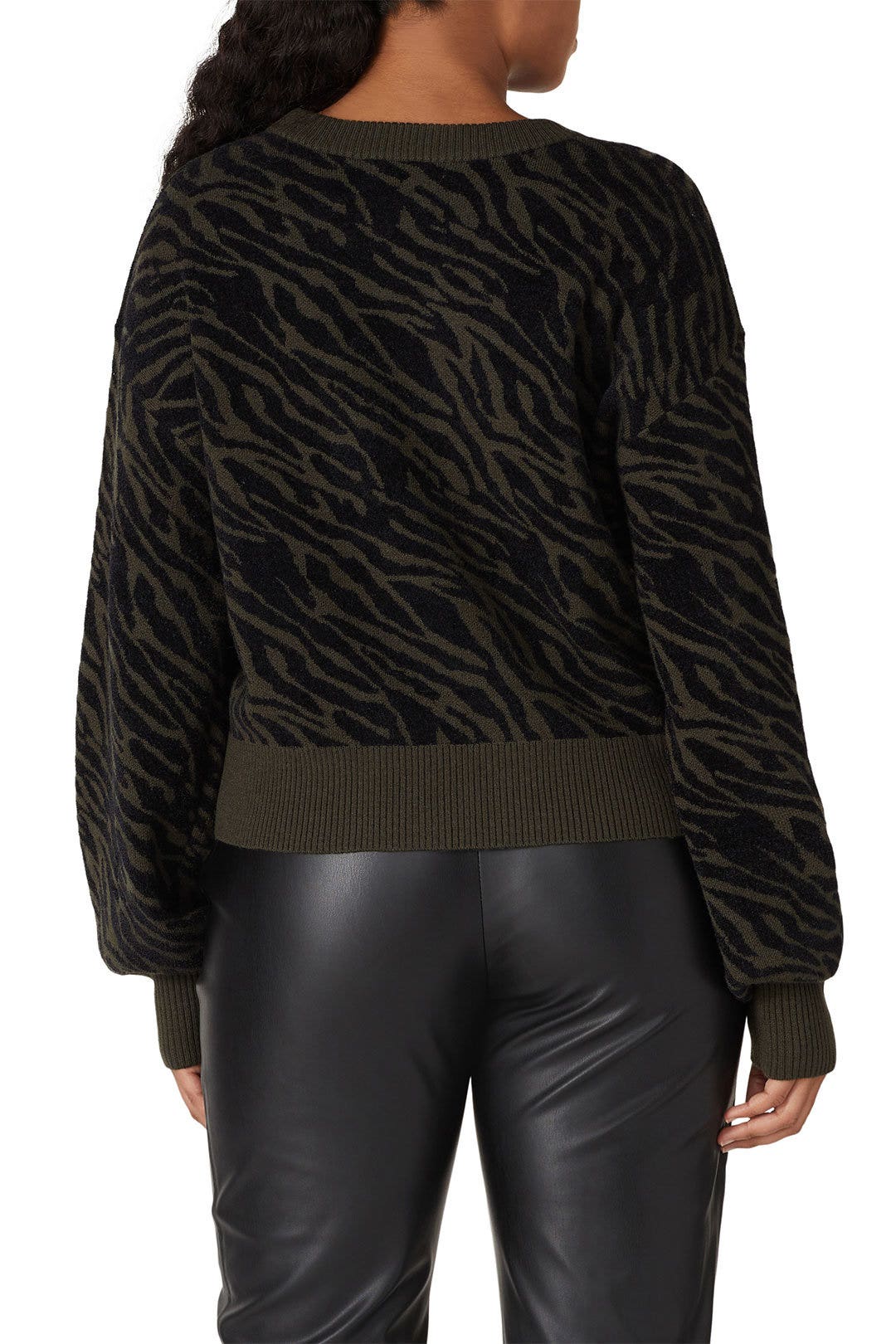 Olive Zebra Sweater by Marissa Webb x RTR 7