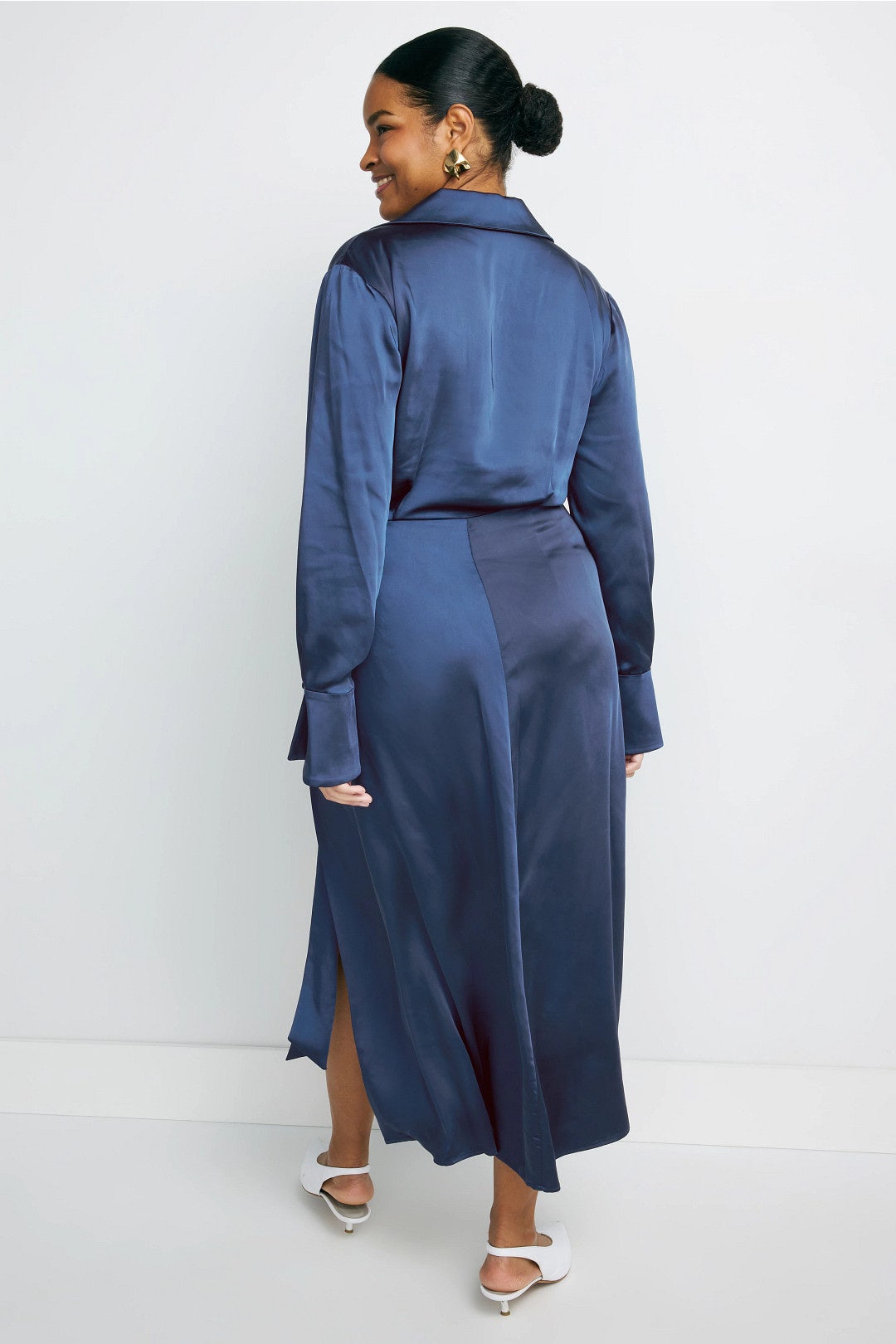 Collared Wrap Dress by SIMKHAI 7