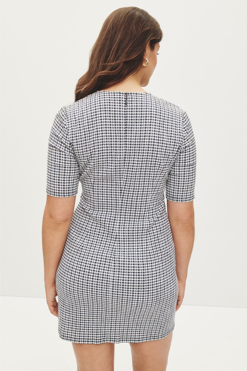 Seersucker Mini Dress by Rosetta Getty x RTR - Photo 7