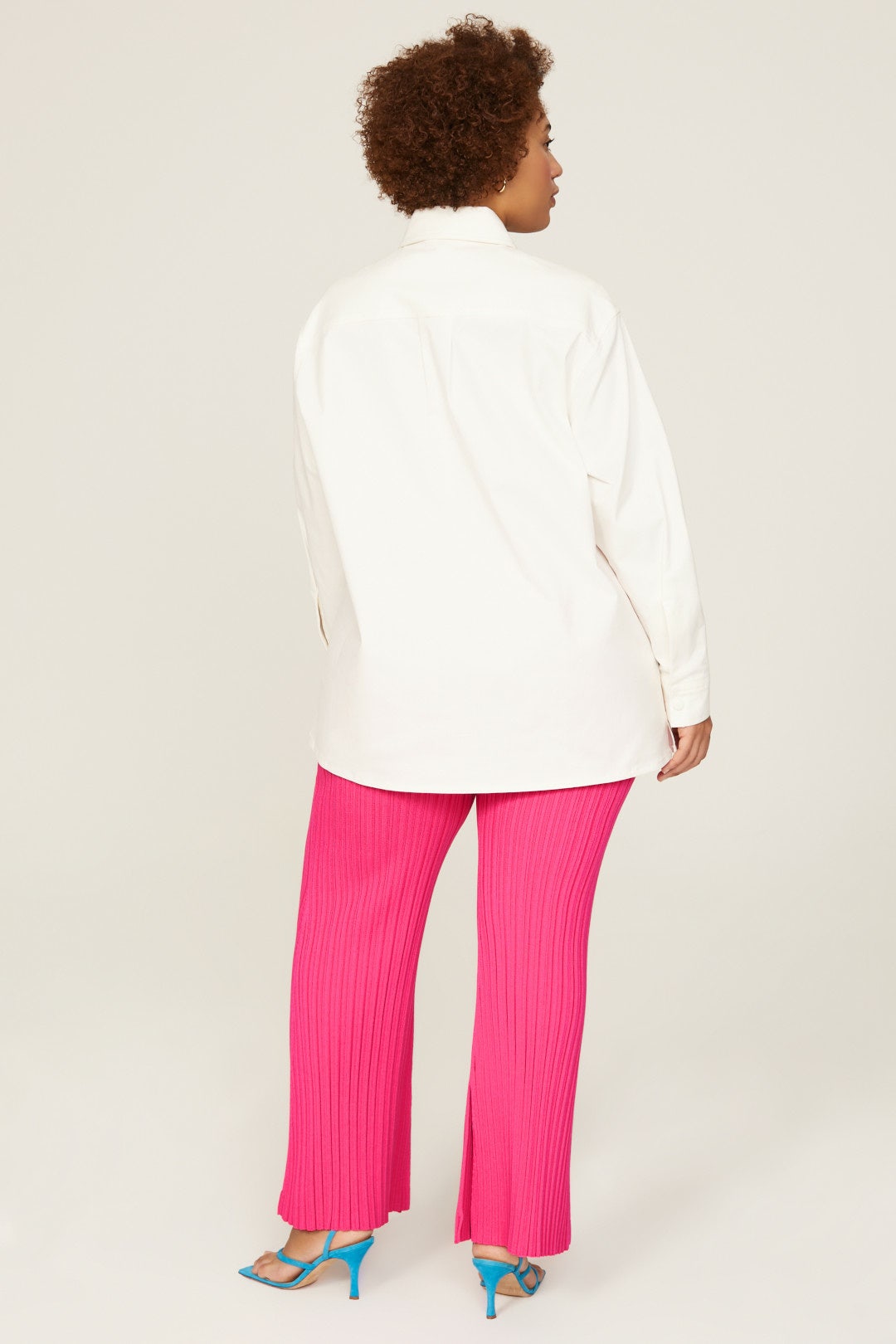High Waisted Ribbed Pants by Adam Lippes x RTR 7