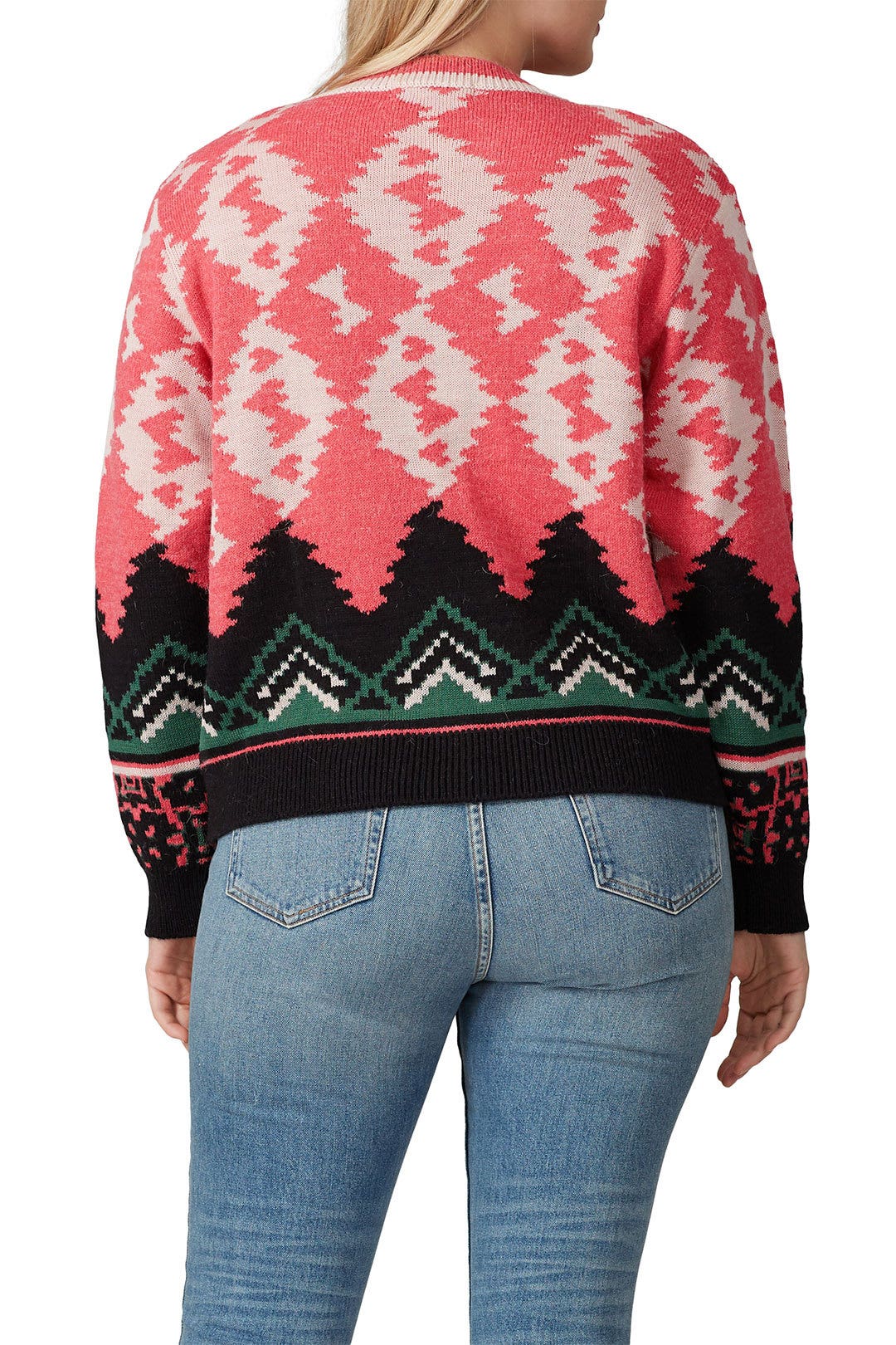 Pink Abstract Sweater by Aldomartins 7