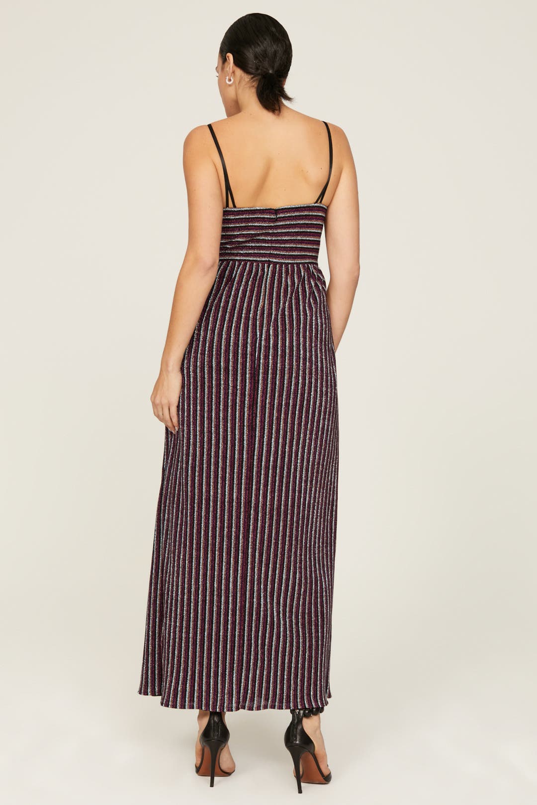 Lurex Striped Gown by Aidan AIDAN MATTOX | Rent the Runway