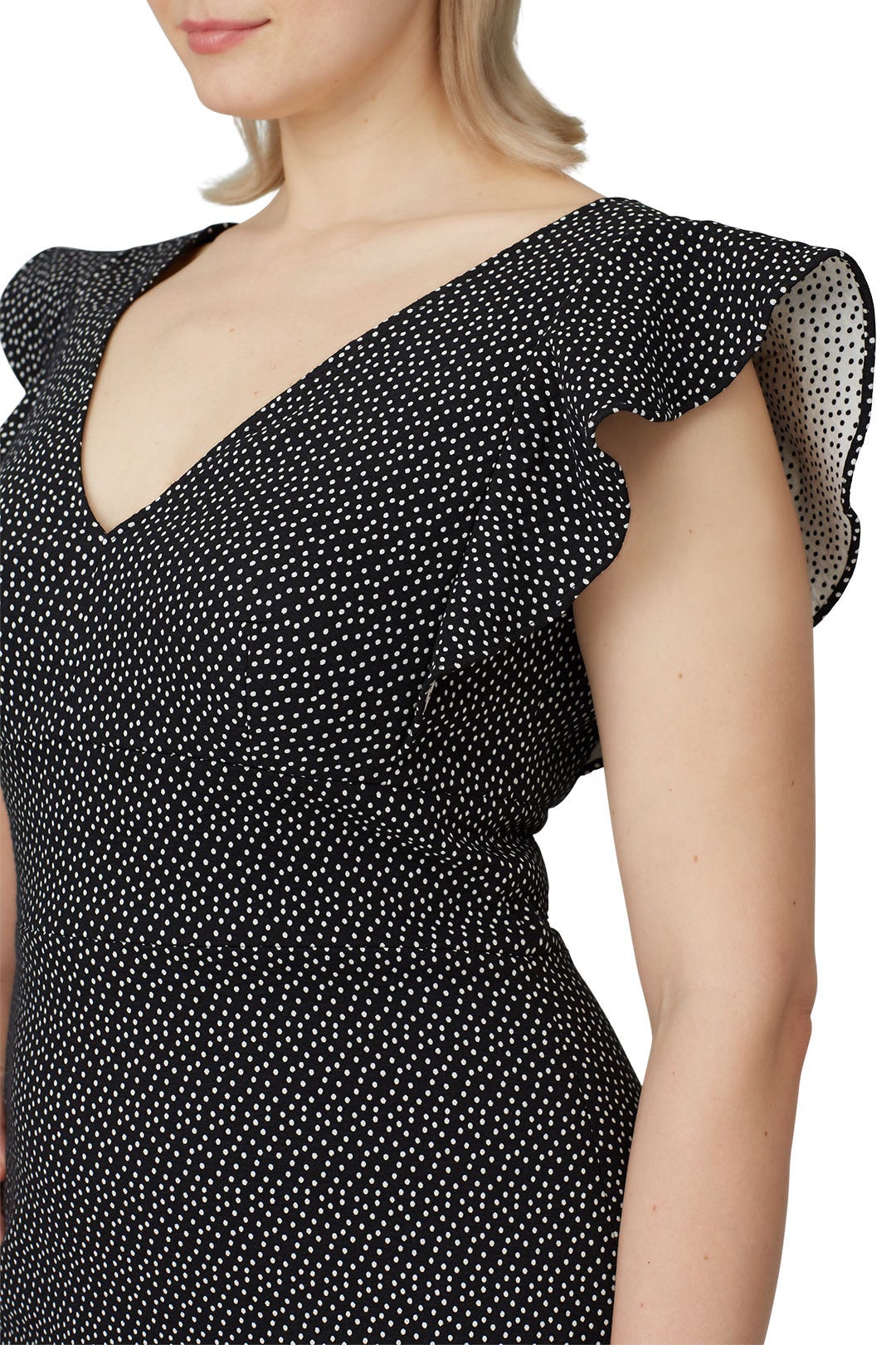 Printed Flutter Sheath by ML Monique Lhuillier 6