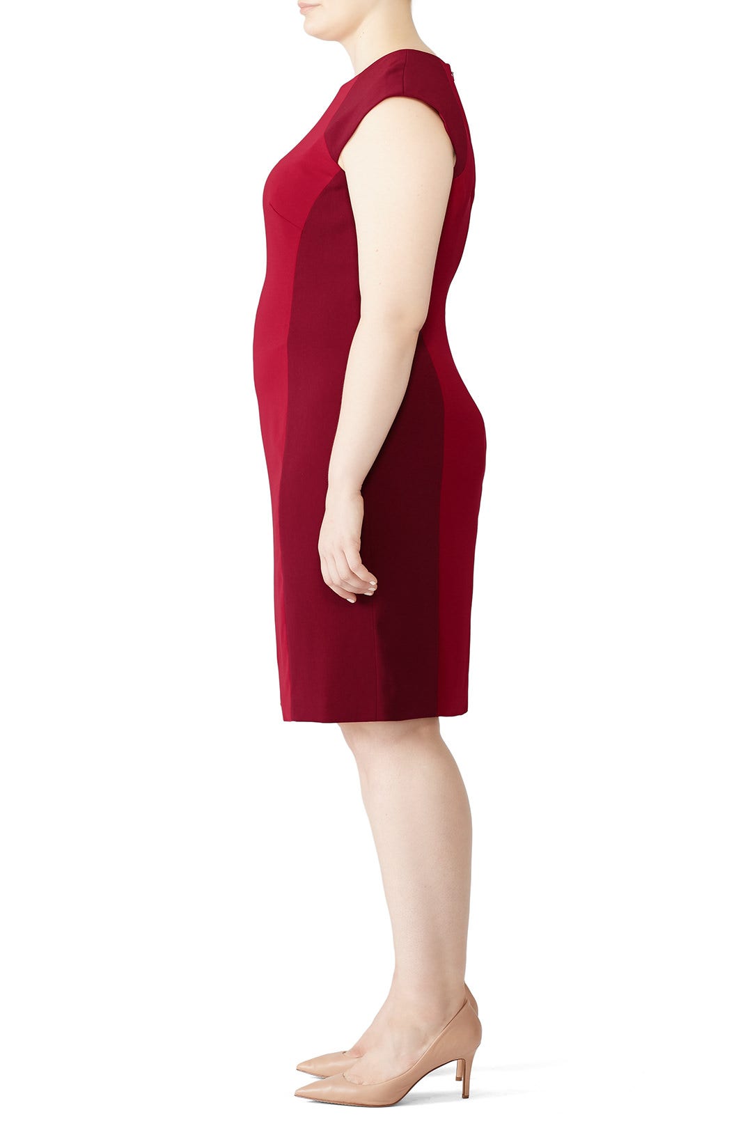 Burgundy Heim Sheath by Jay Godfrey 6