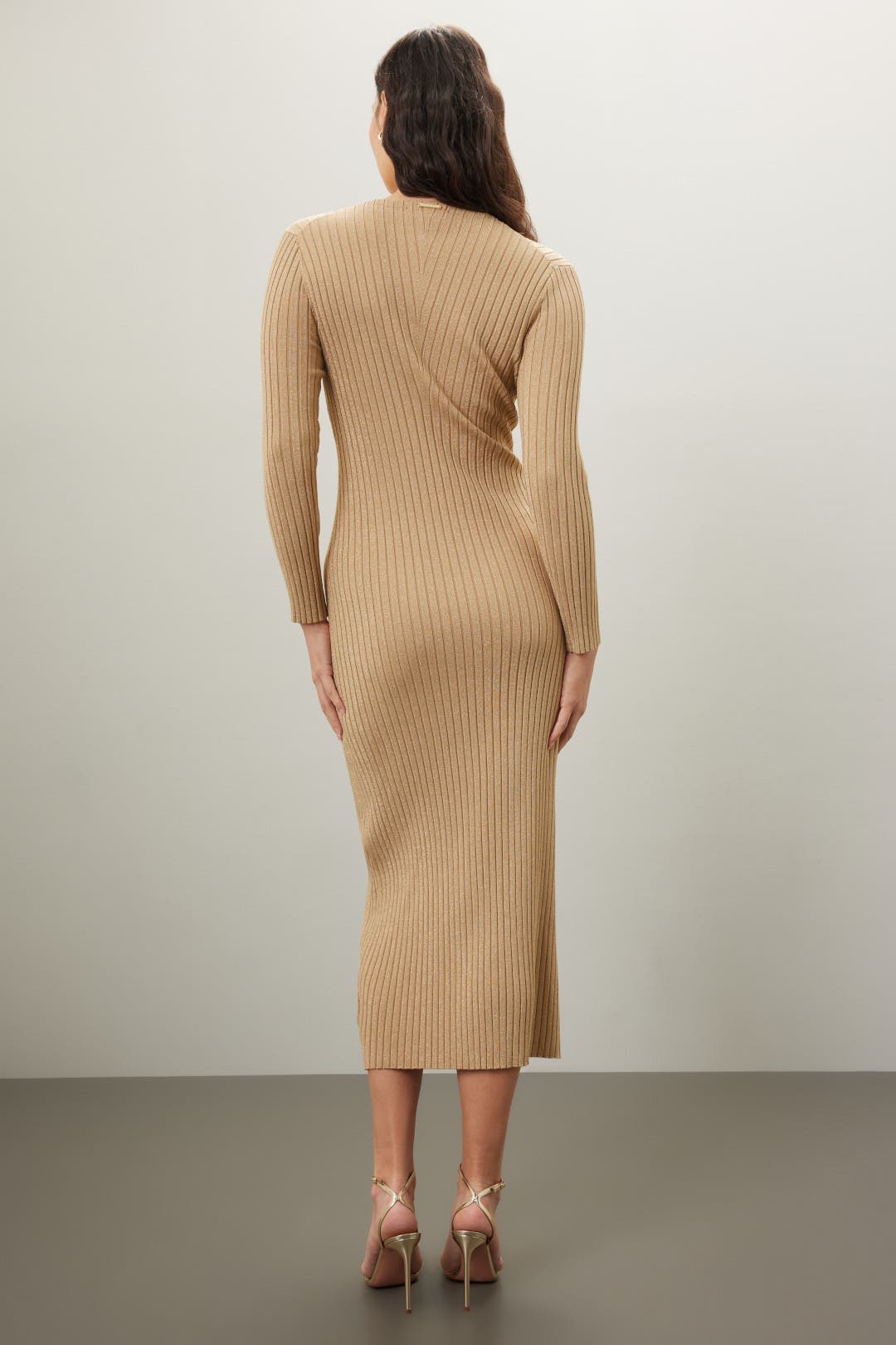 Metallic Midi Dress by MICHAEL KORS | Rent the Runway