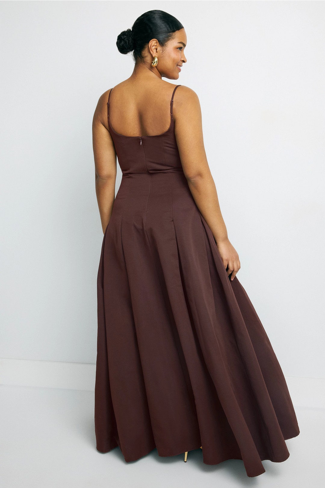 Brown Joy Maxi Dress by Staud 7
