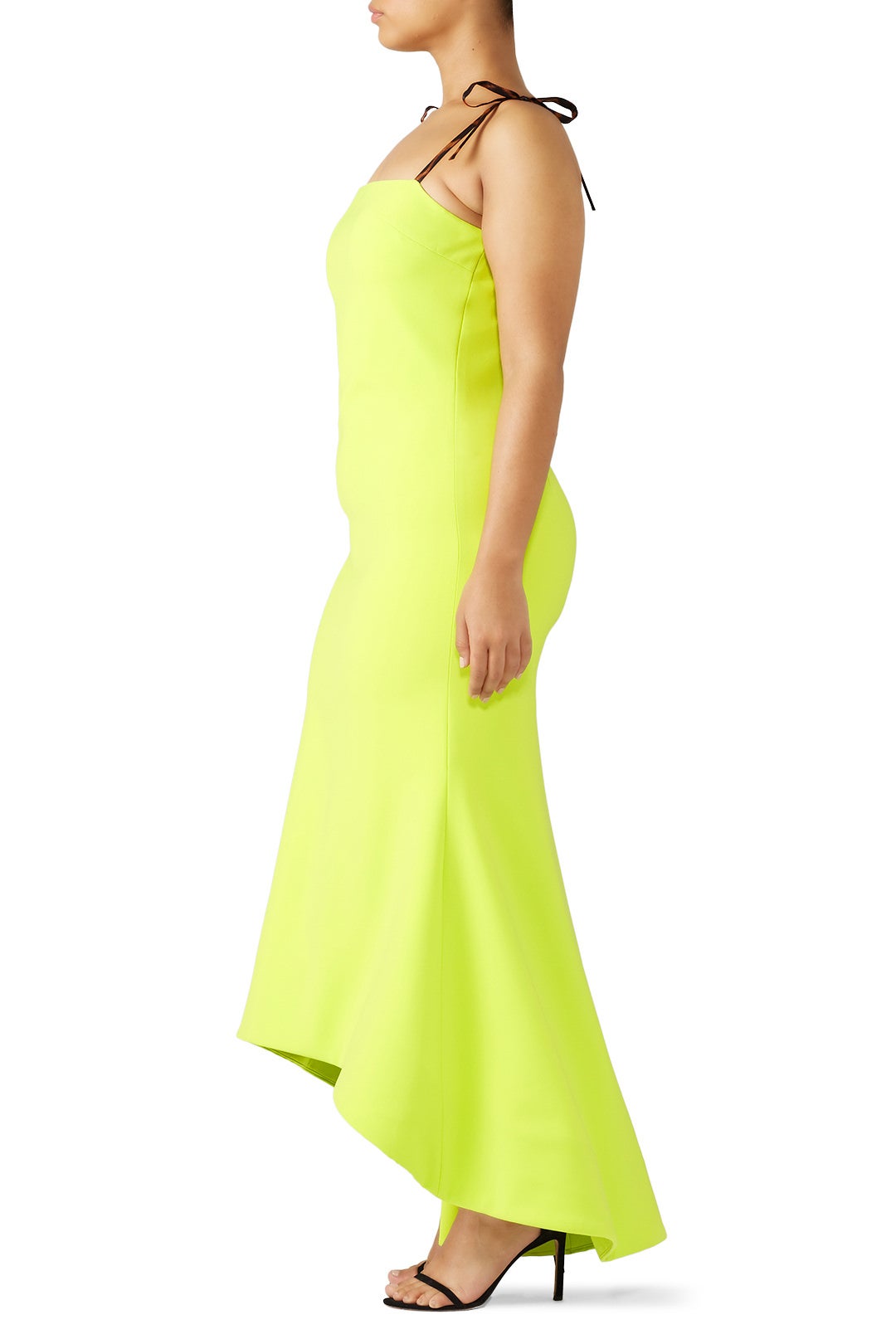 Leopard Ties Green Sheath by Christian Siriano 6