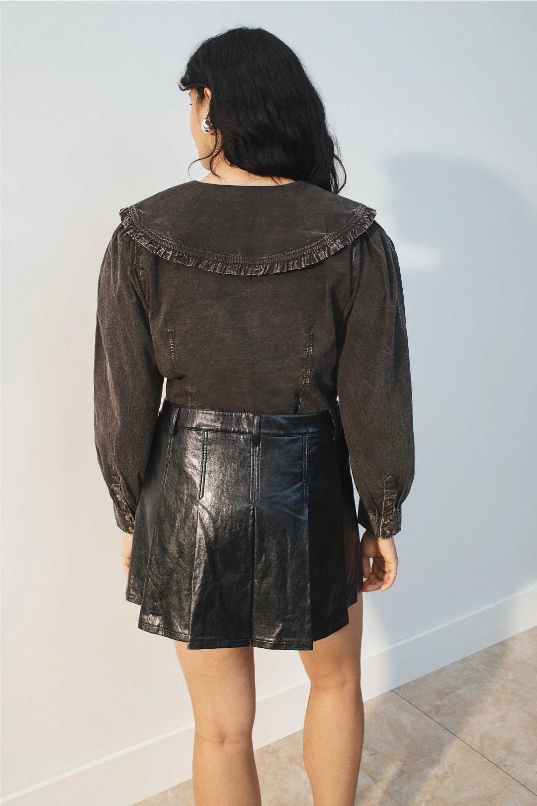 Peter Pan Collar Button Down by GANNI 7