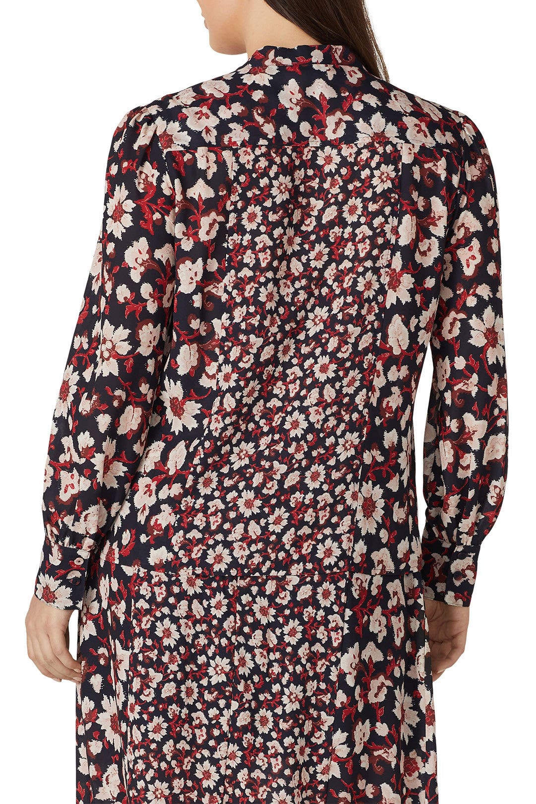 Blue Neck Tie Blouse by Jason Wu 7