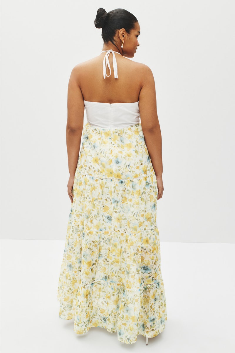 Mixed Media Printed Midi Dress by Layered with Love - Photo 7