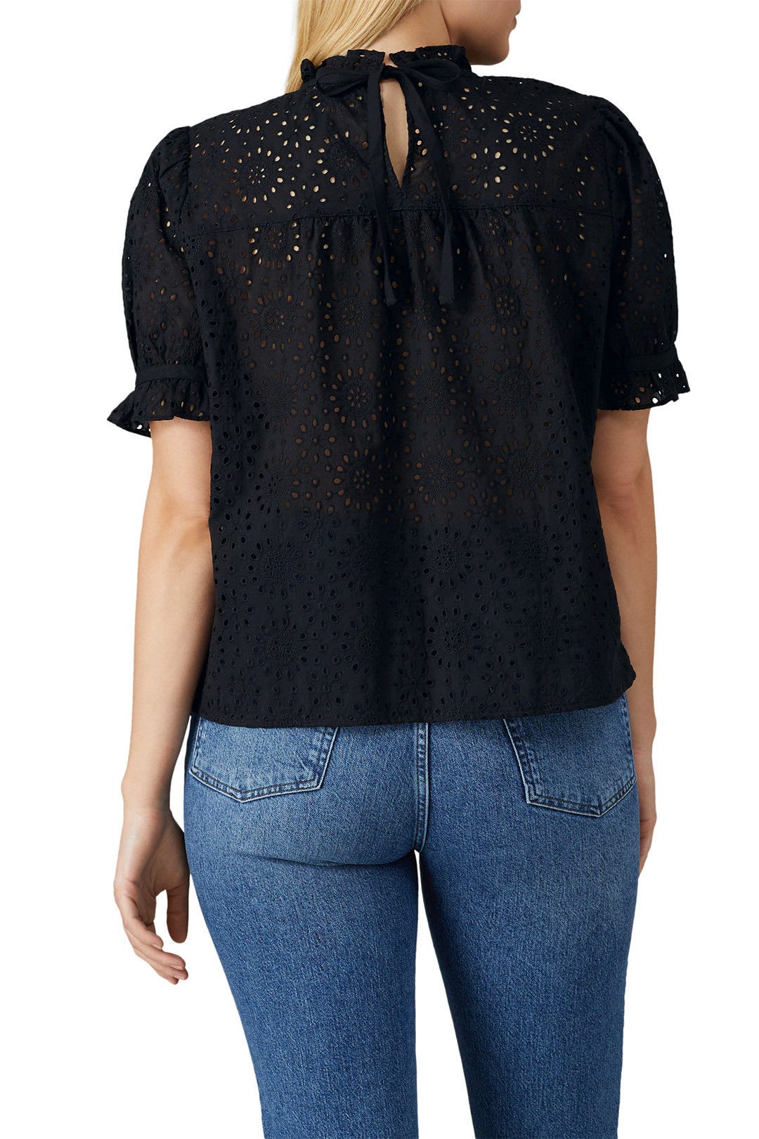 Gianna Short Sleeve Eyelet Top by Madewell 7
