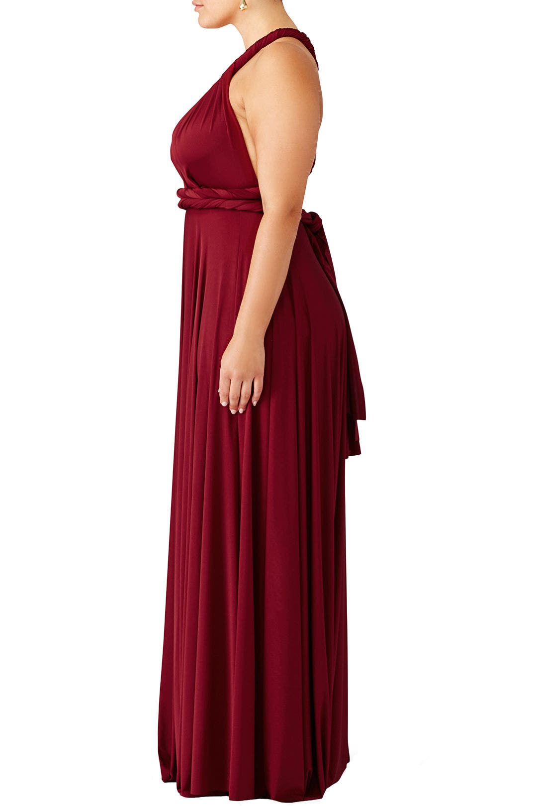 Burgundy Classic Convertible Gown by twobirds 7