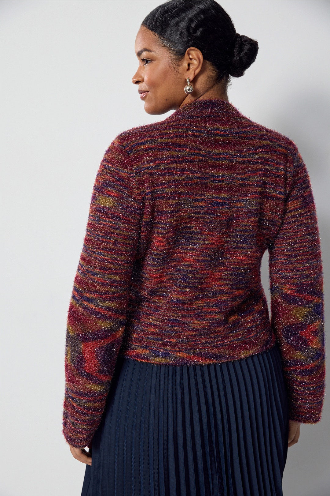 Space Dye Sparkly Peep Sweater by SIMONMILLER 7