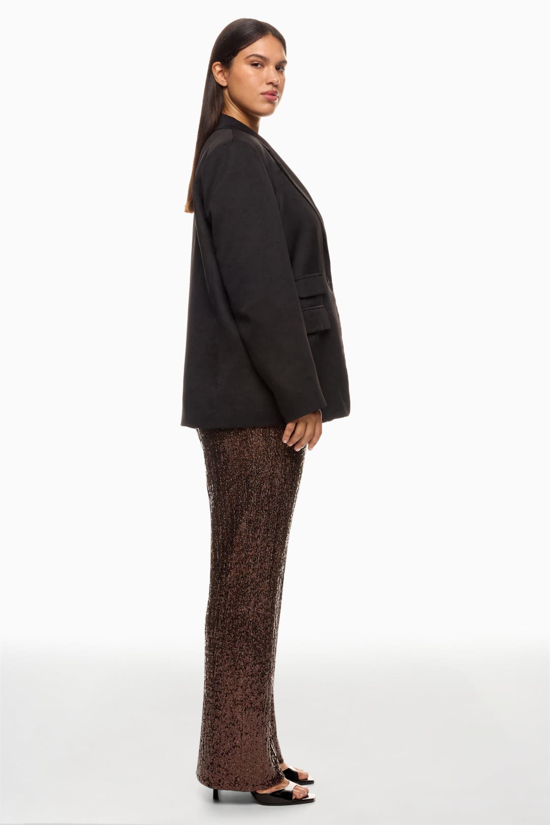 BAGARCH◆MONOTONE STRIPE PANTS/BGHB/32/コットン/BLK/ストライプ/BH-1148 BAGARCH