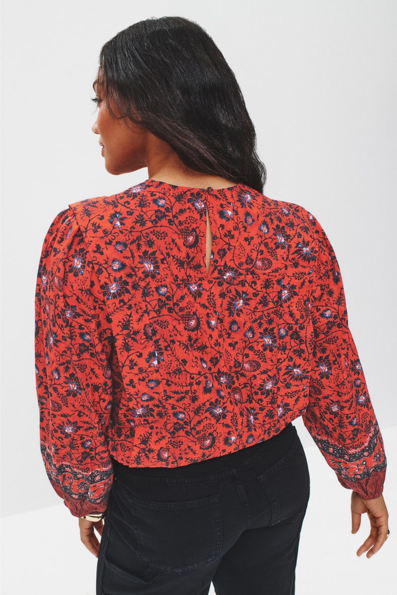 Prisha Floral Blouse by Ulla Johnson - Photo 7