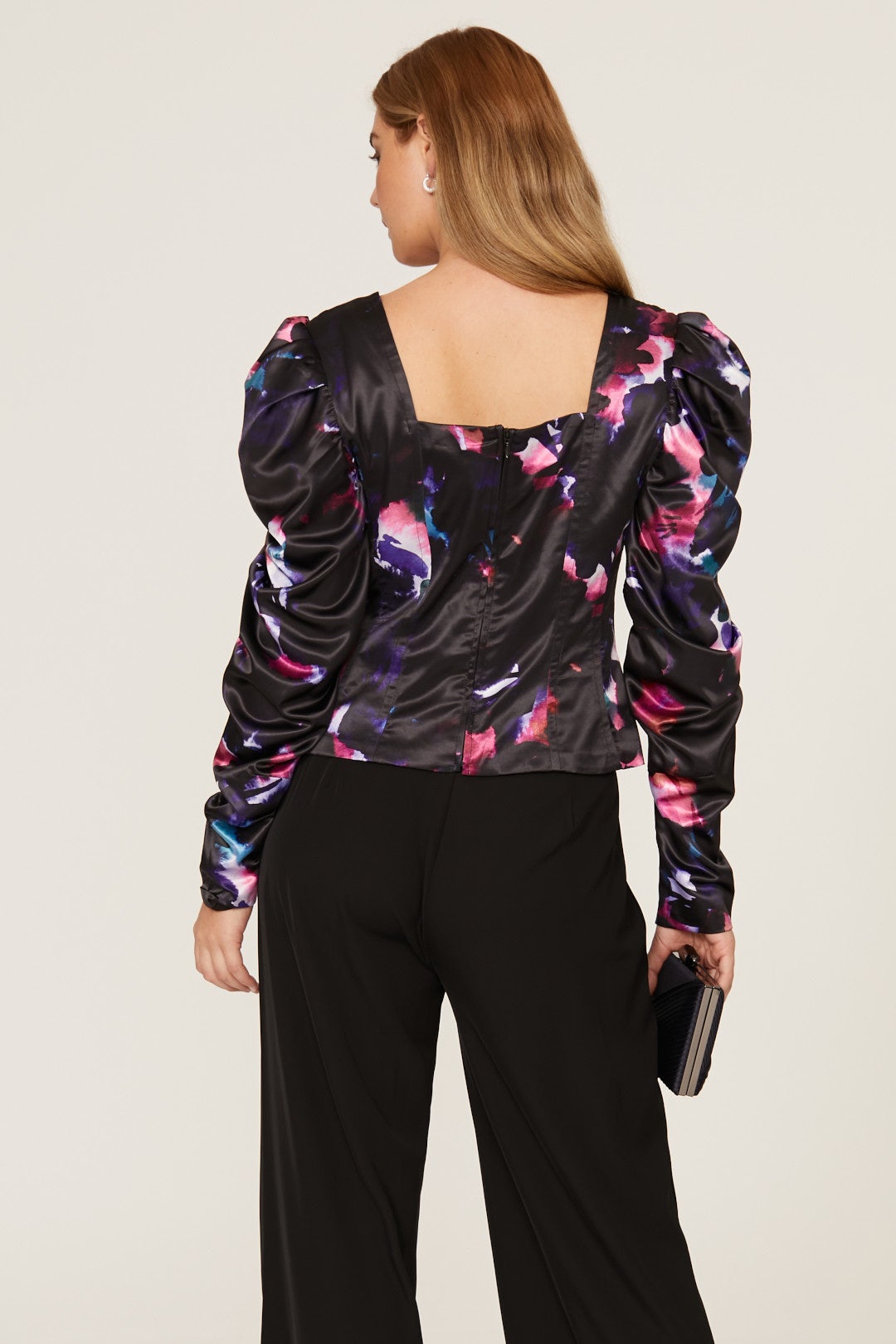 Printed Bustier Top by Badgley Mischka 7