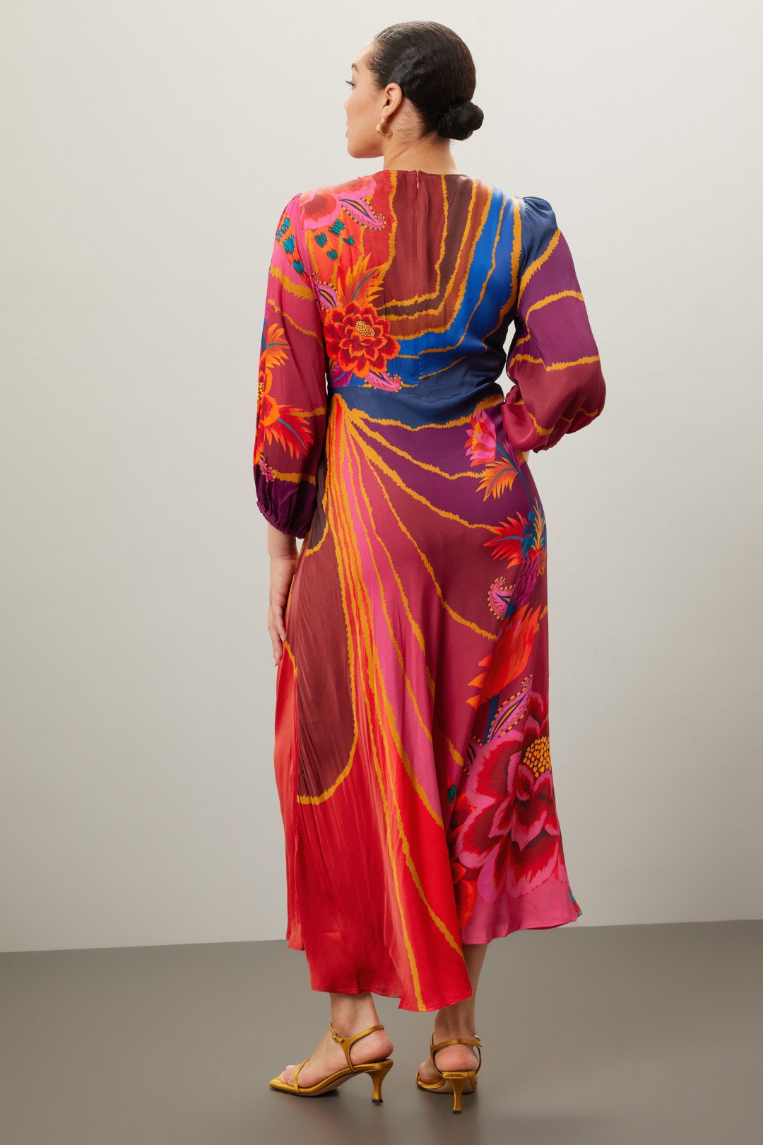 Vintage Wave Midi Dress by FARM Rio 7