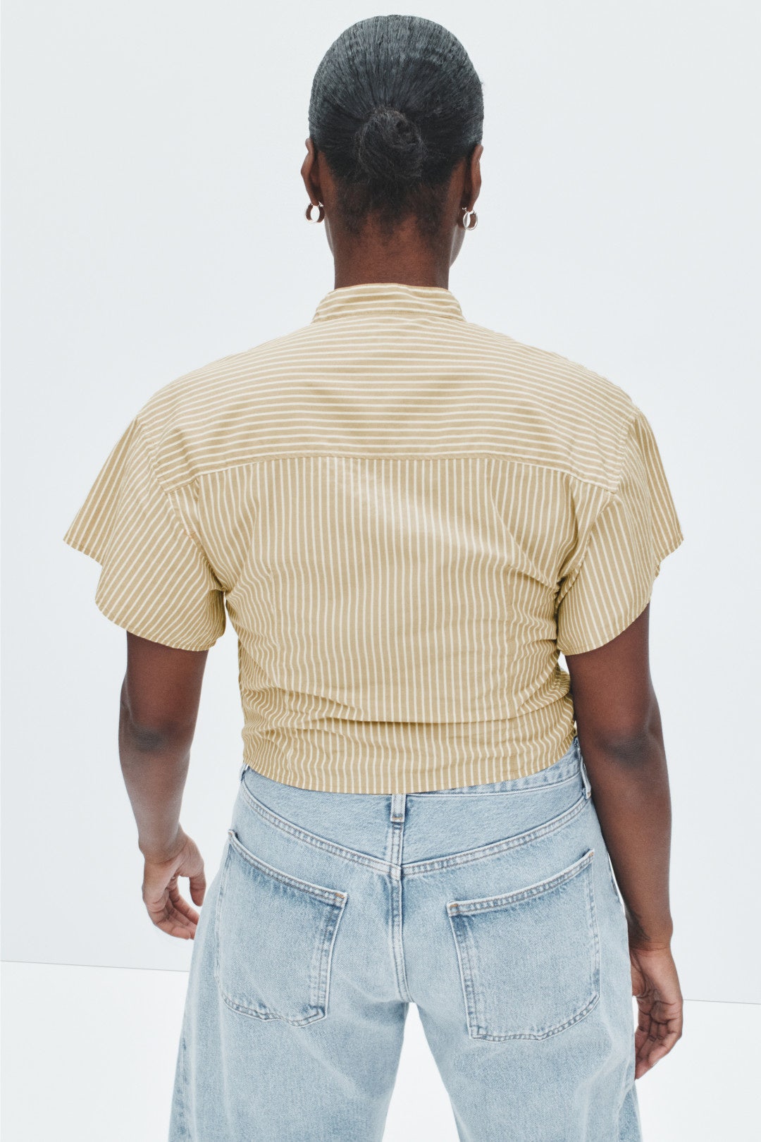 Gretchen Stripe Poplin Shirt by rag & bone 7