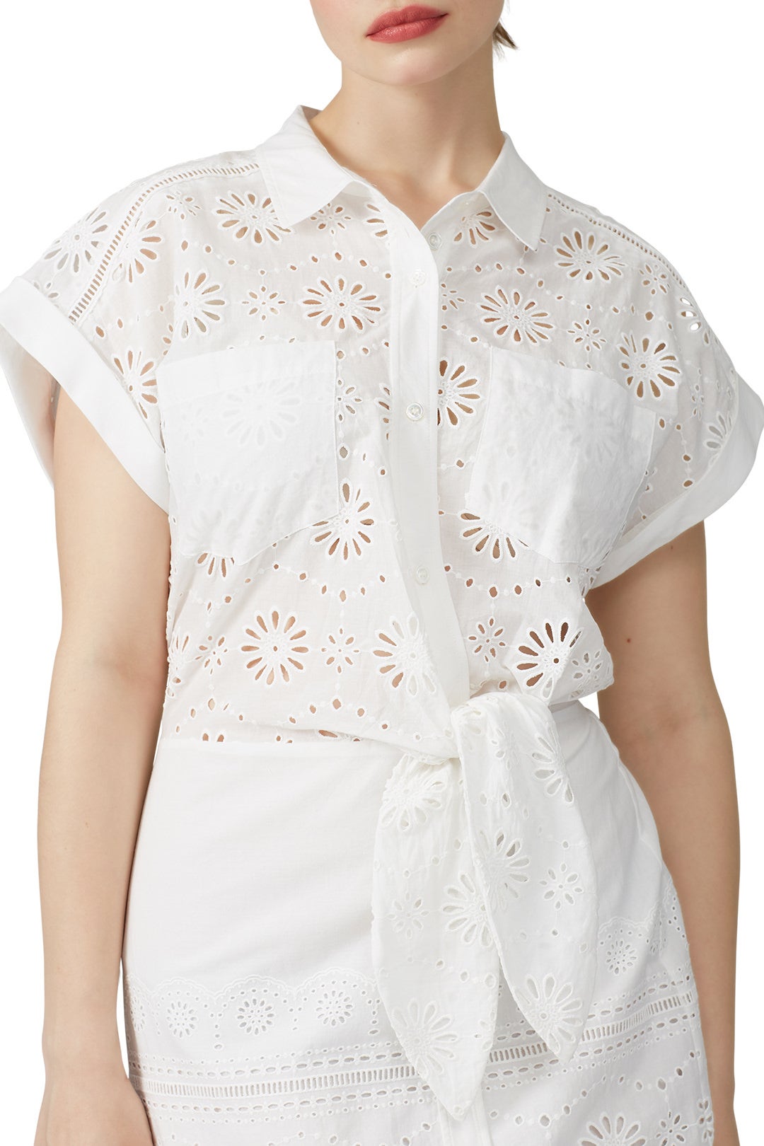 White Bettina Dress by Veronica Beard 6