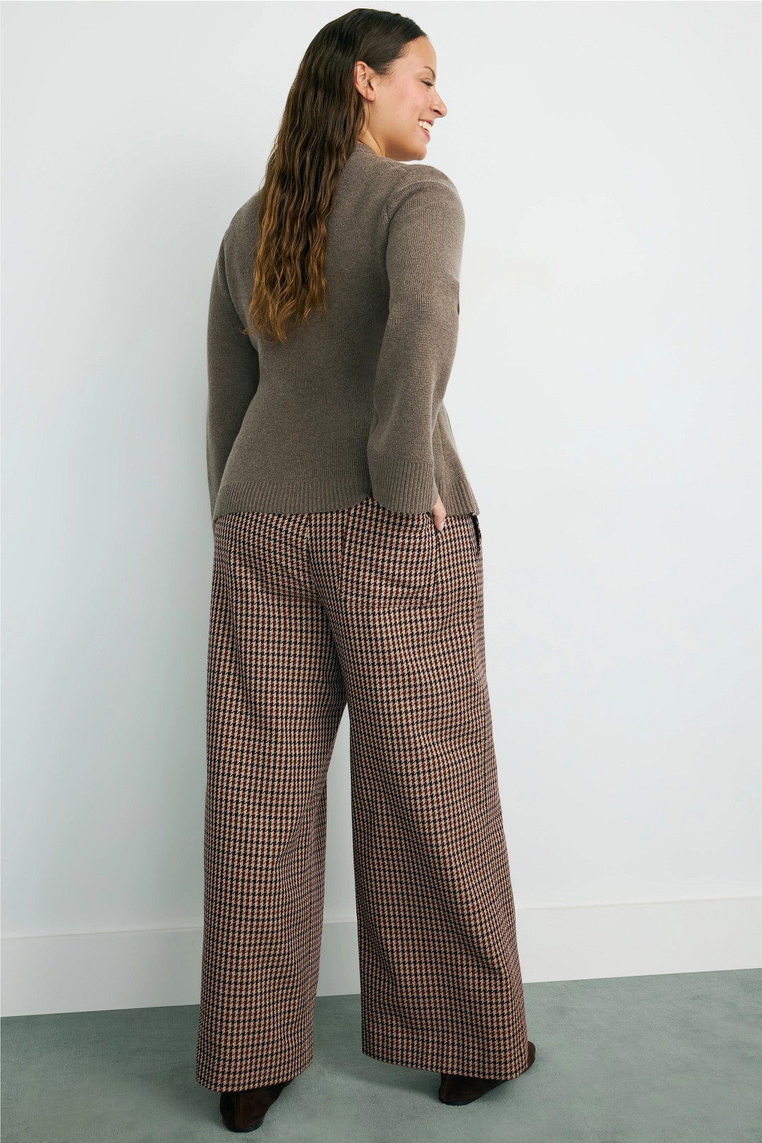 Ebe Brown Plaid Trousers by Weekend Max Mara 7